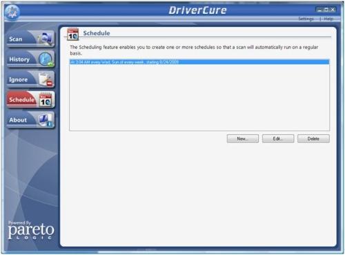 DriverCure Schedule