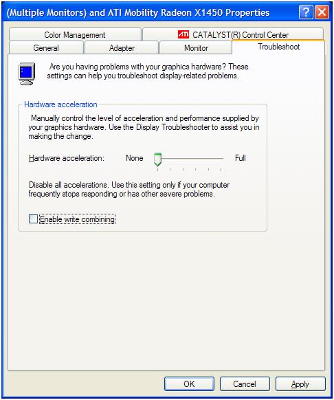 Troubleshoot Display Adapter