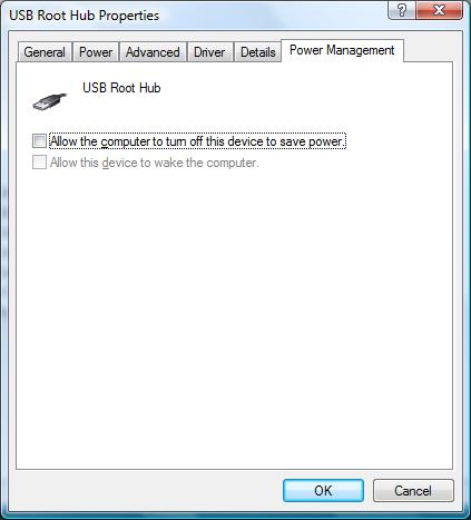 renesas usb 3.0 driver disable power management