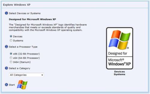 Windows XP Hardware compatibility list